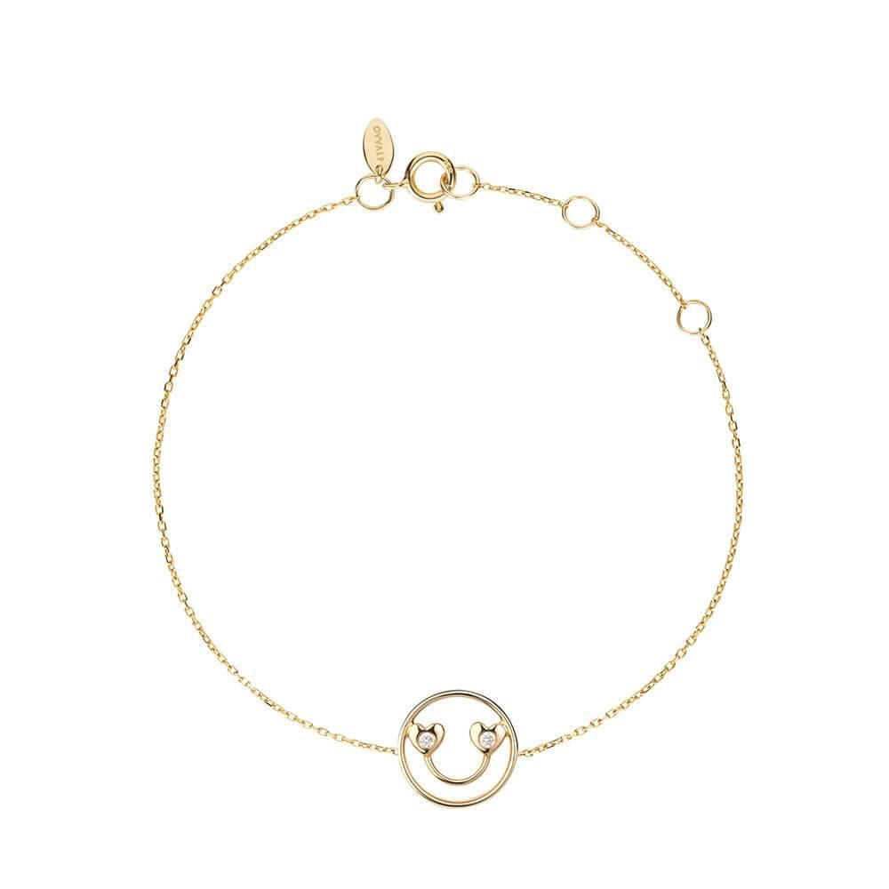 PETIT Jen 14K Gold Bracelet w. Diamond