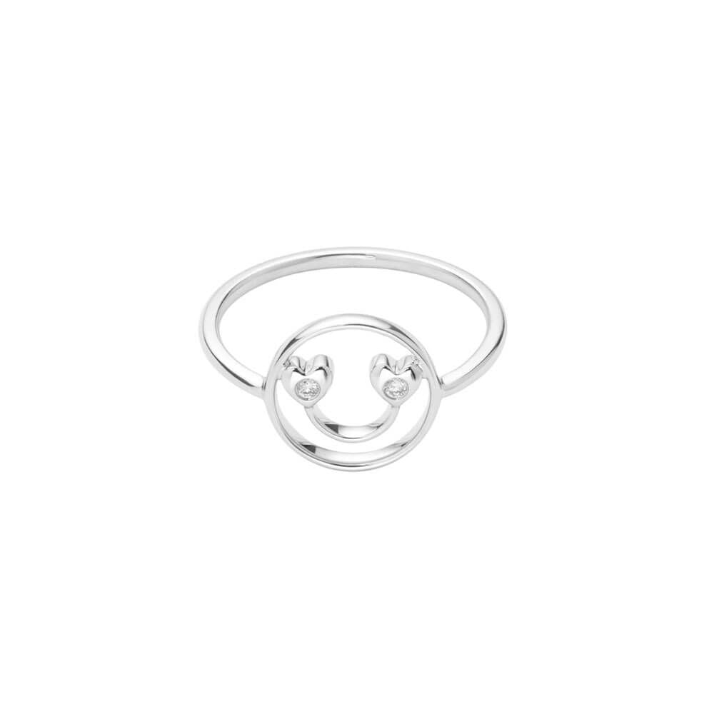 Petit Jen 14K Whitegold Ring w. Diamant