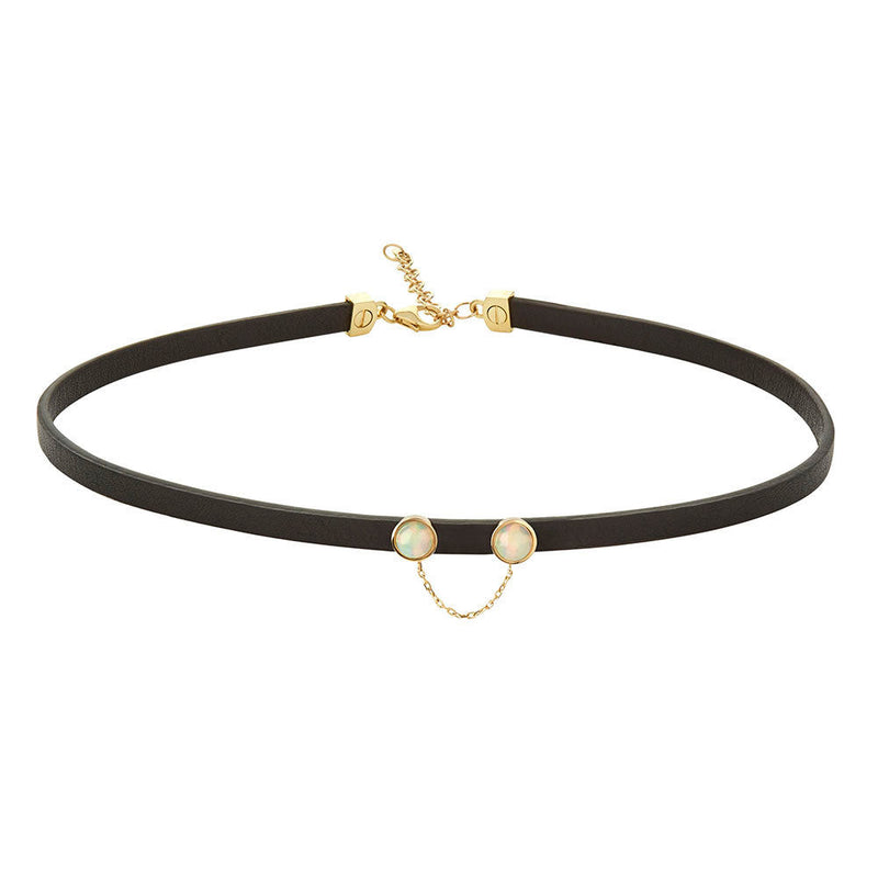 PREMIERE Eyes On You Choker - 18 Kt. Gelbgold