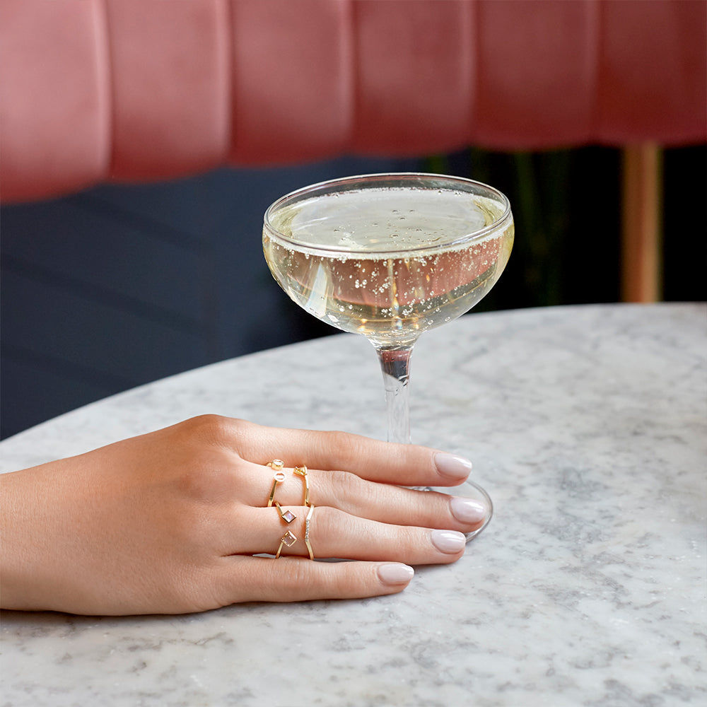 Premiere Violetta 18K Roségold Ring mit. Chrom Diopside & Amethyst