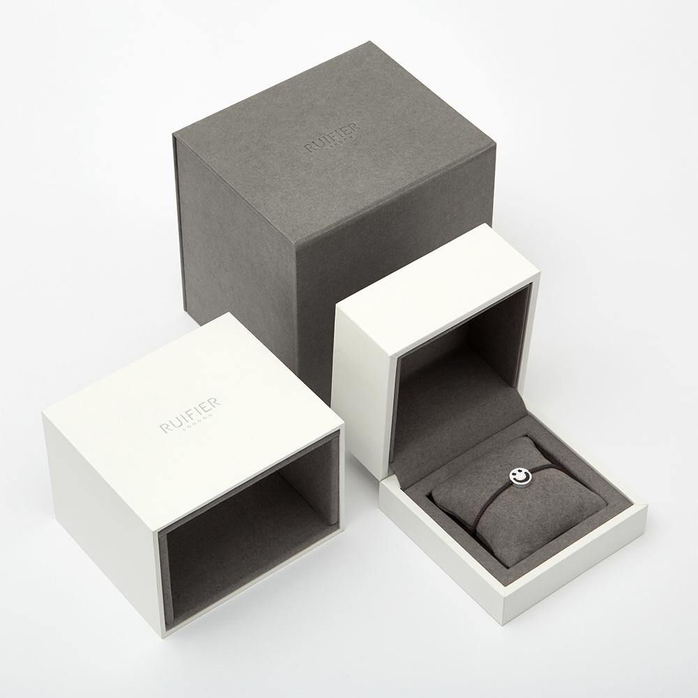 FRIENDS Happy Black 18K Whitegold Bracelet