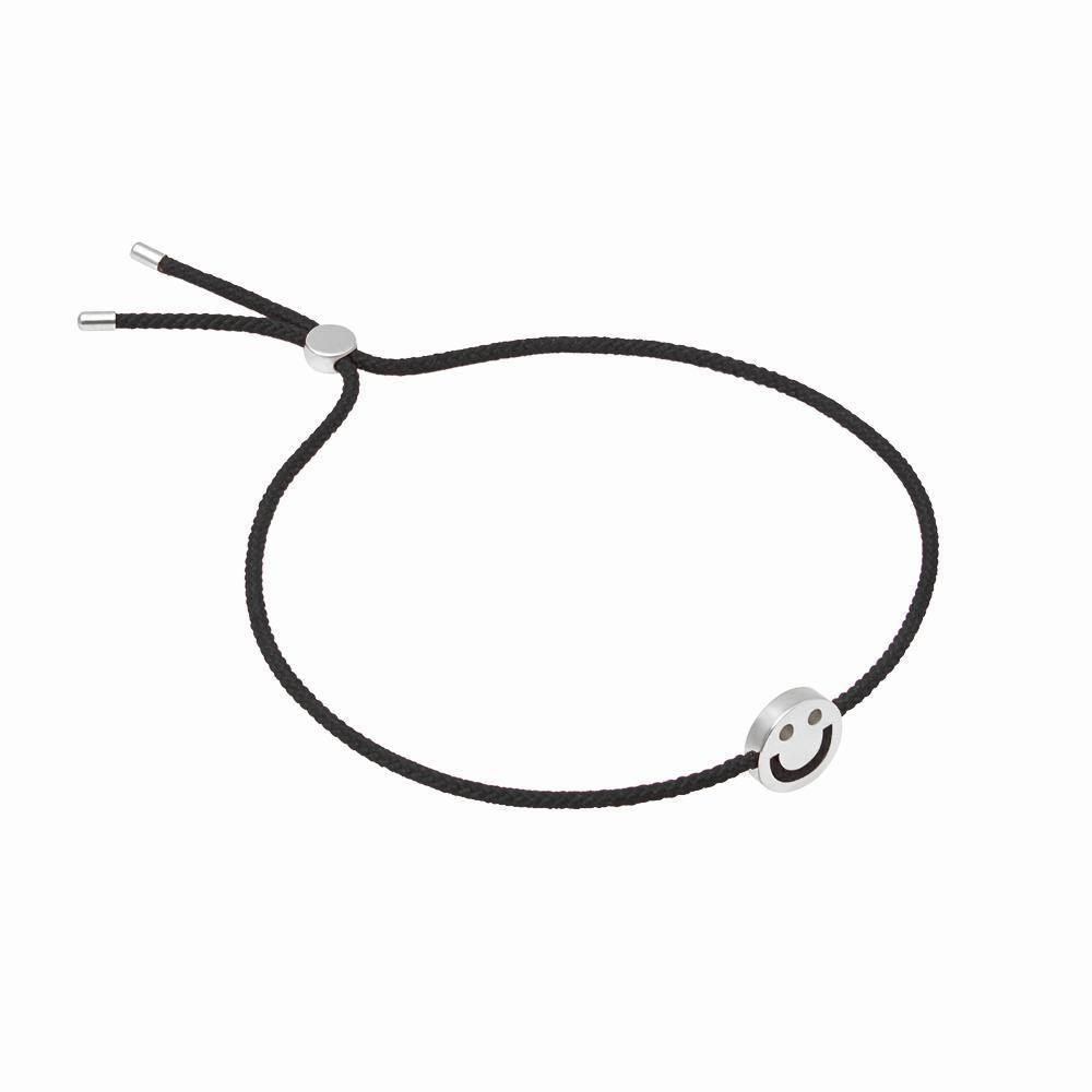 FRIENDS Happy Black 18K Whitegold Bracelet