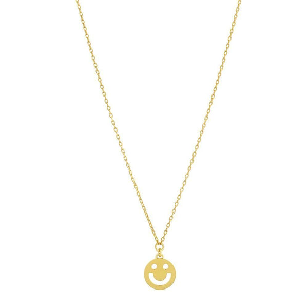 FRIENDS Happy Mini 18K Gold Plated or Silver Necklace