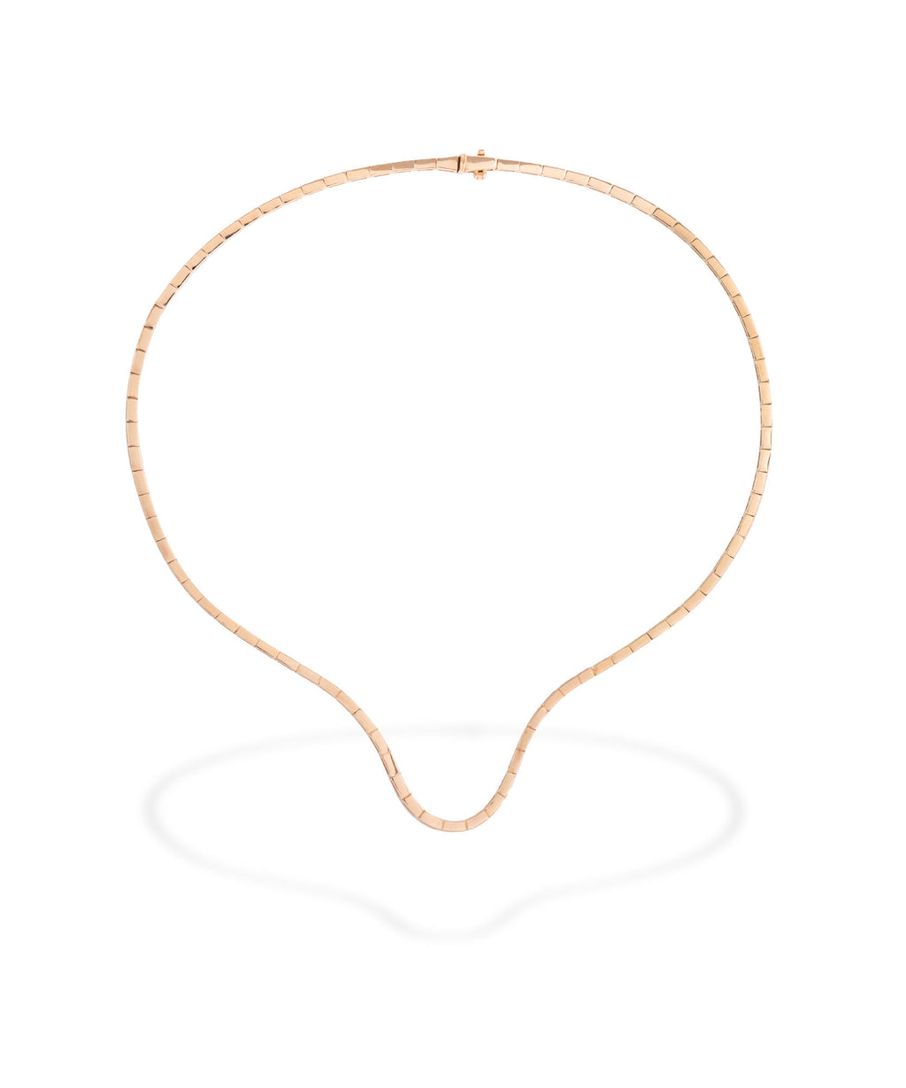 Radiant Choker 18K Rosegold Necklace