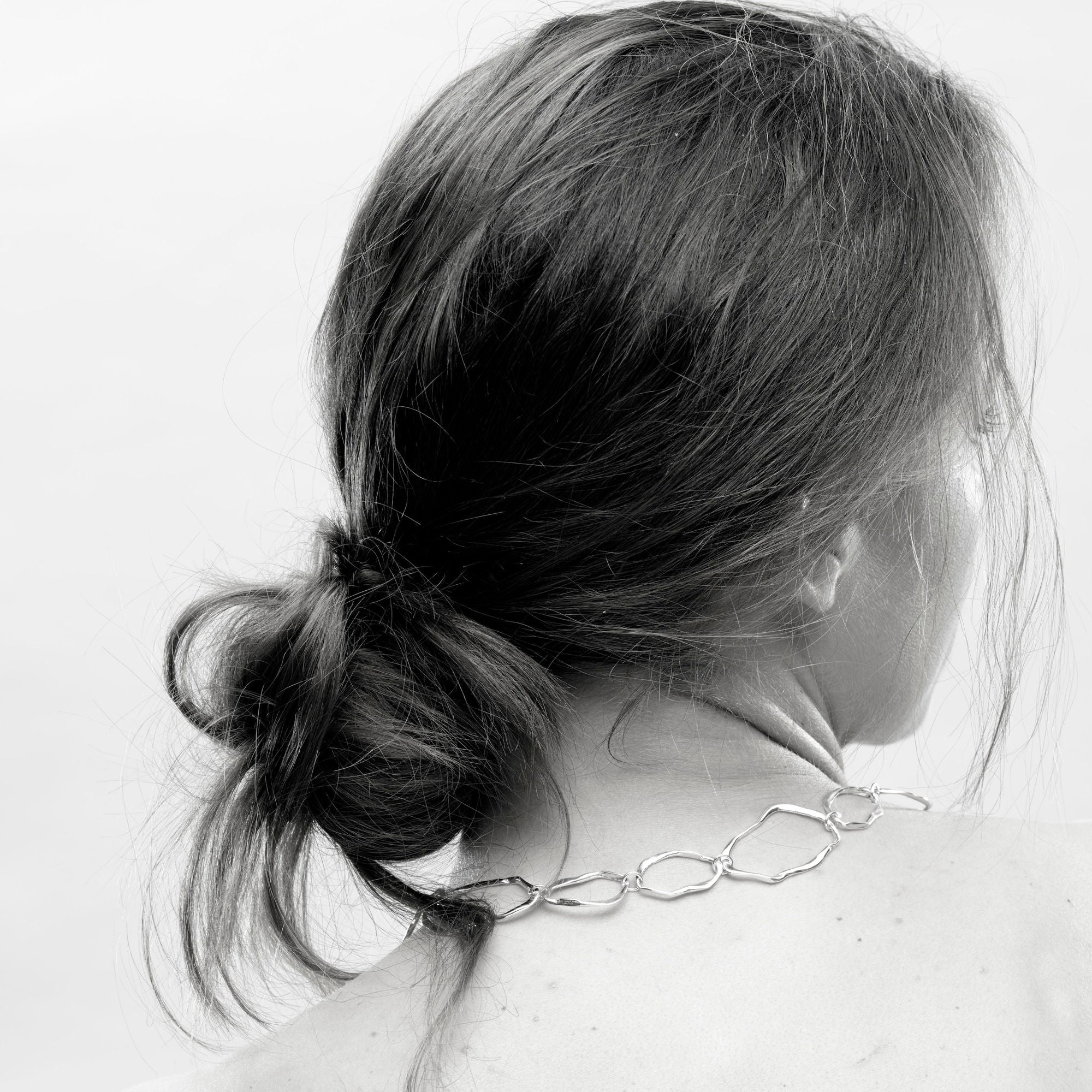 Ripple Link Gold Plated Necklace