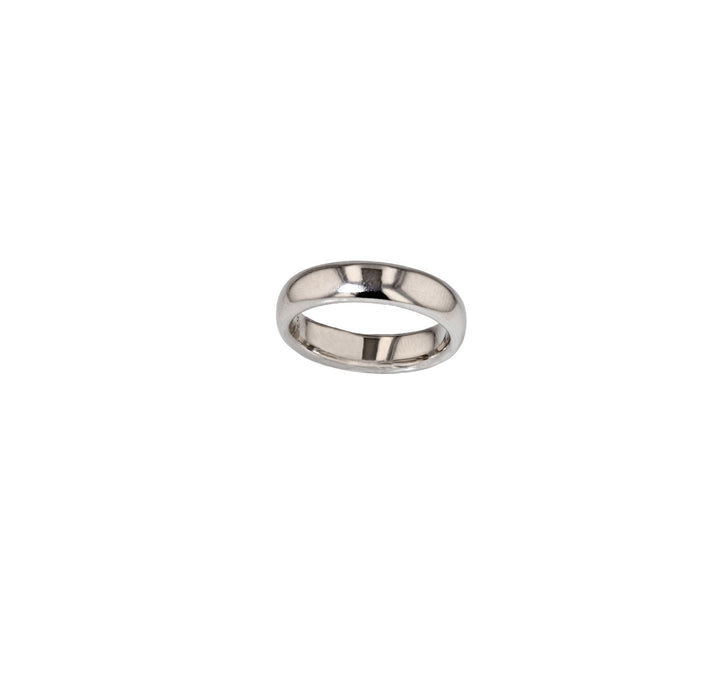 The Pure 5 mm Goldring aus 18K Weißgold oder Rosegold 