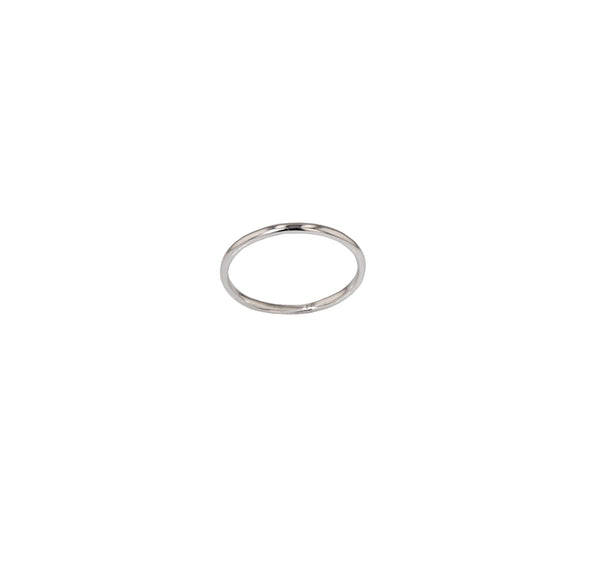 The Pure 2 mm 18K Gold, Whitegold or Rosegold Ring