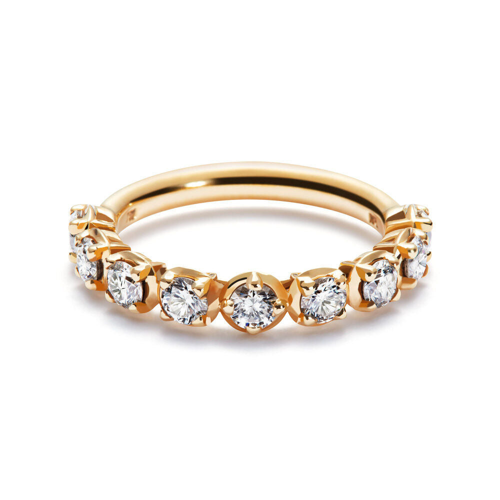 Bandring aus 18K Gold I Diamanten