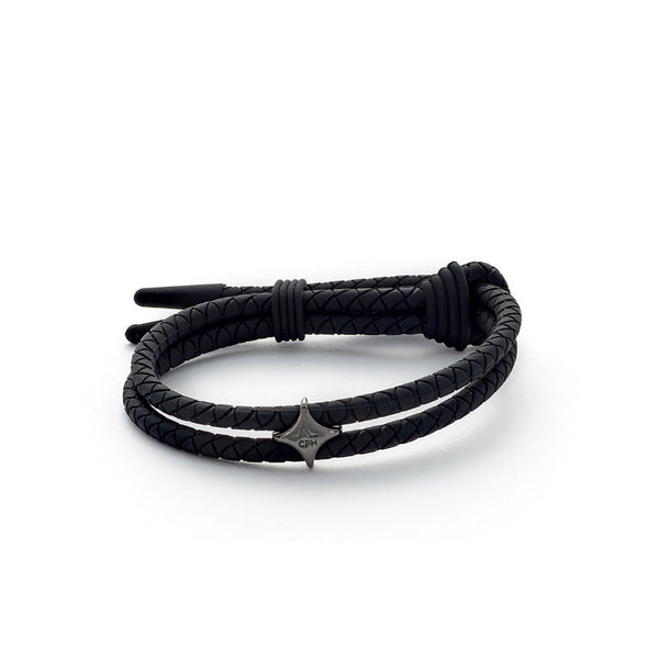 Rod Laver Black Silver Bracelet