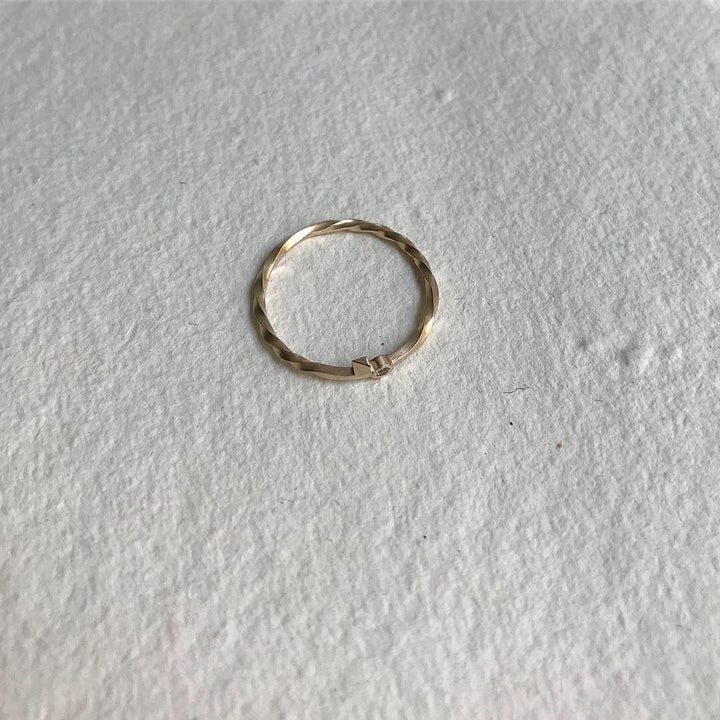 SATELIT Day/light 14K Gold Ring w. Diamond