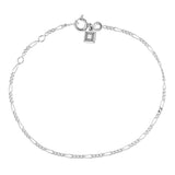 Figaro Silver Bracelet