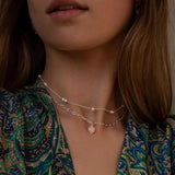 Lace Halskette aus Silber