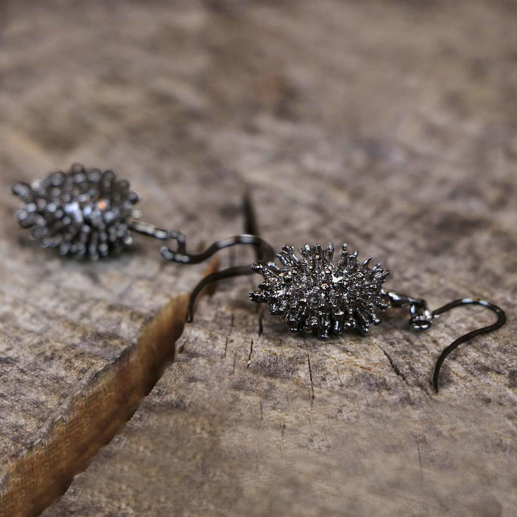 SERRA Black Gold Plated Earrings