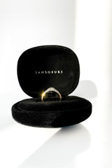 Siegelring Ring aus 18K Rosegold & Weißgold I Diamanten