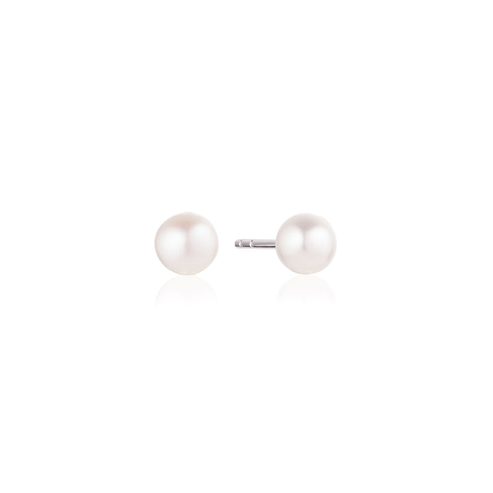 Ponza Uno Sølv Studs m. Perle