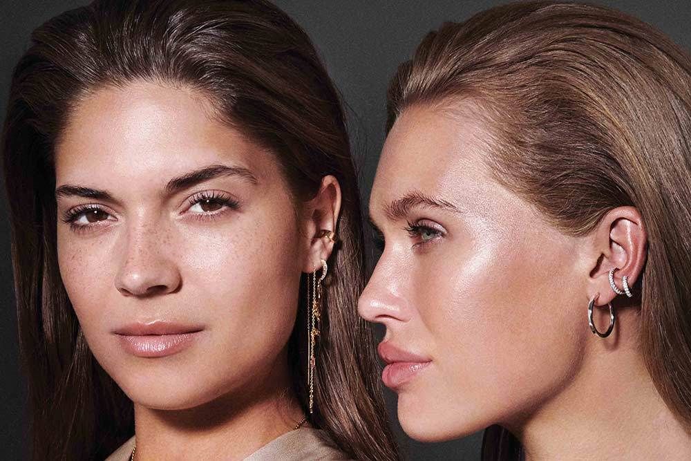 Matera Pianura Gold Plated Ear Cuffs