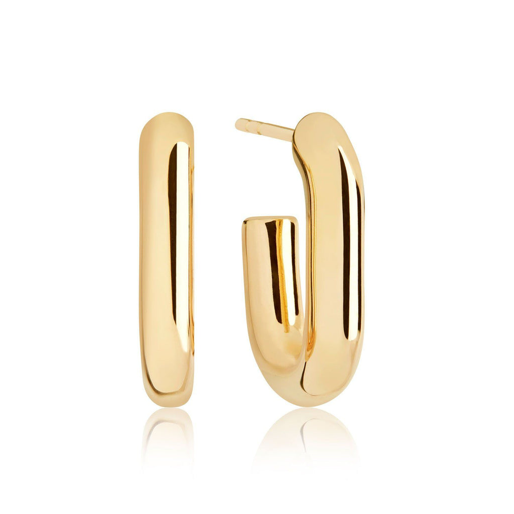 Capri Piccolo Pianura Gold Plated Earrings