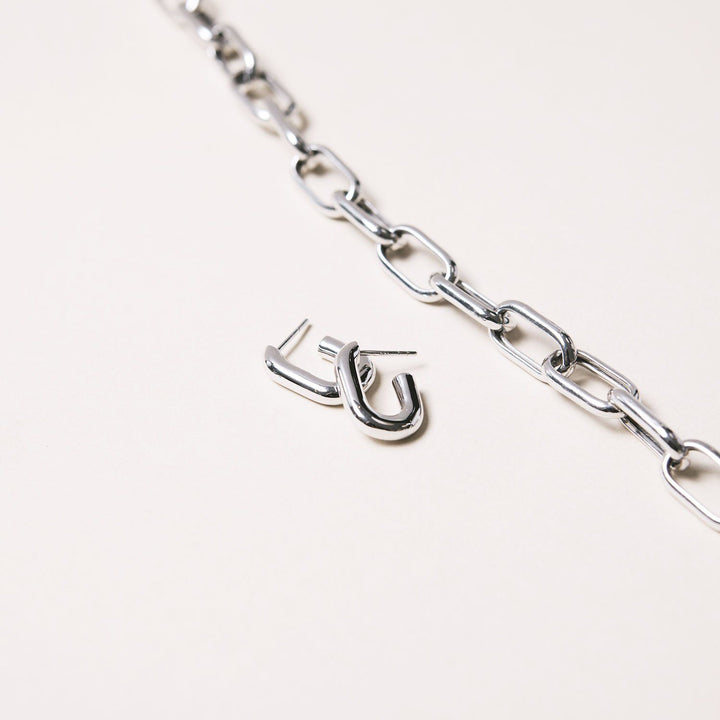 Capri Piccolo Pianura Sølv Øreringe