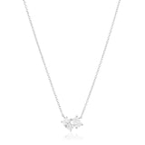 Ivrea Three Silver Necklace w. Zirconias