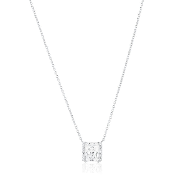 Roccanova X-Grande Silver Necklace w. Zirconias