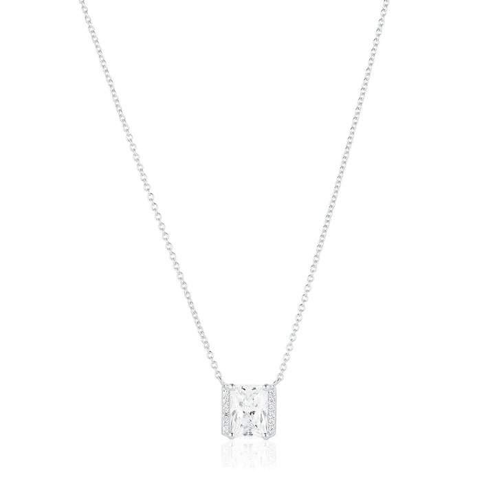 Roccanova X-Grande Silver Necklace w. Zirconias