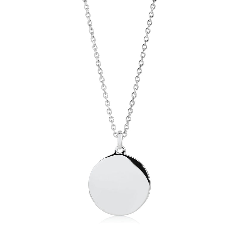 Follina Pianura Silver Necklace 12 mm pendant