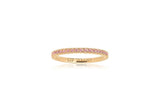 Ellera Gold Plated Ring w. Pink Zirconias