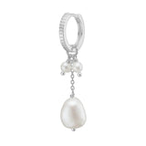 Charm freshwater Silver Pendant w. Pearls