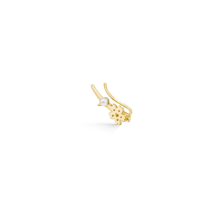 Sakura Gold Plated Stud w. Pearl