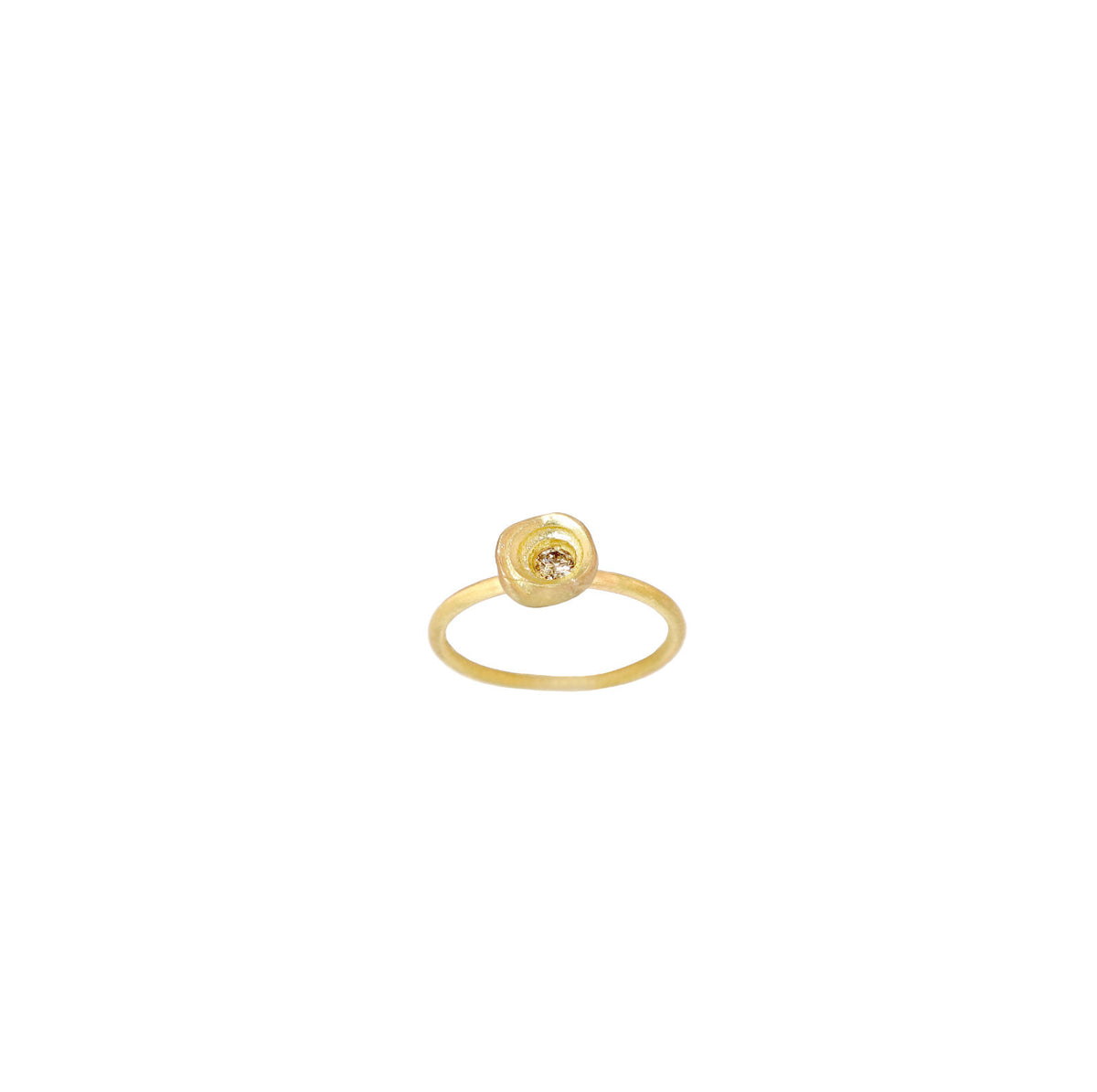 Ecargot Ring w. diamond