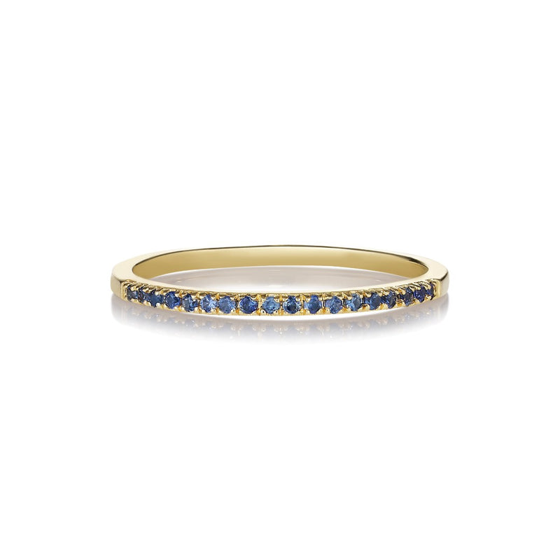 Sarah Lil Blue 14K Gold Ring w. Sapphires