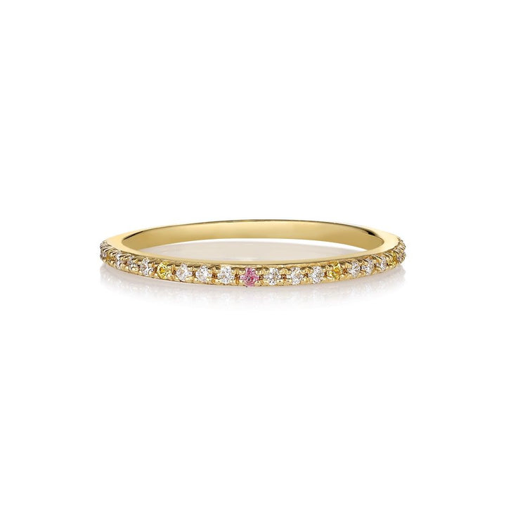 Sarah Lil Mix 14K Gold Ring w. Sapphires & Diamonds
