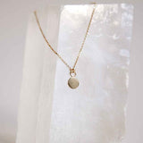 Your Essence Coin 18K Gold Pendant