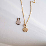 Your Essence Coin 18K Gold Pendant