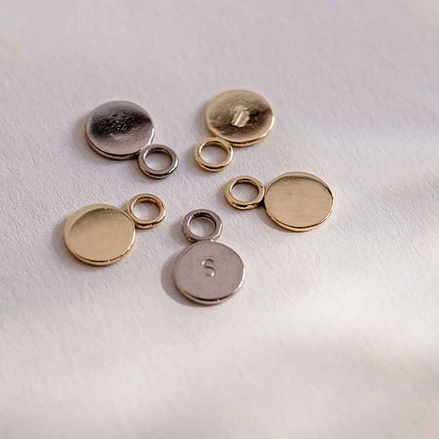 Your Essence Coin 18K Gold Pendant