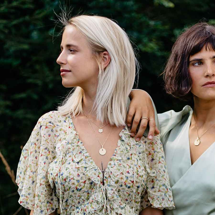 Sunray 18K Gold Pendant w. Lab-Grown Diamonds