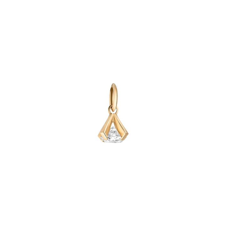 ReMind 18K Gold Pendant w. Lab-Grown Diamond