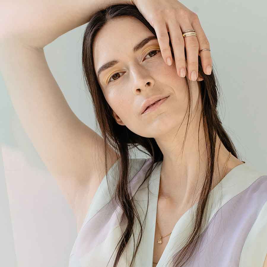 ReMind 18K Gold Pendant w. Lab-Grown Diamond