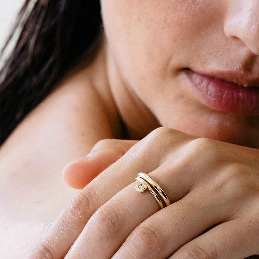 The Bold Essential 18K Guld Ring