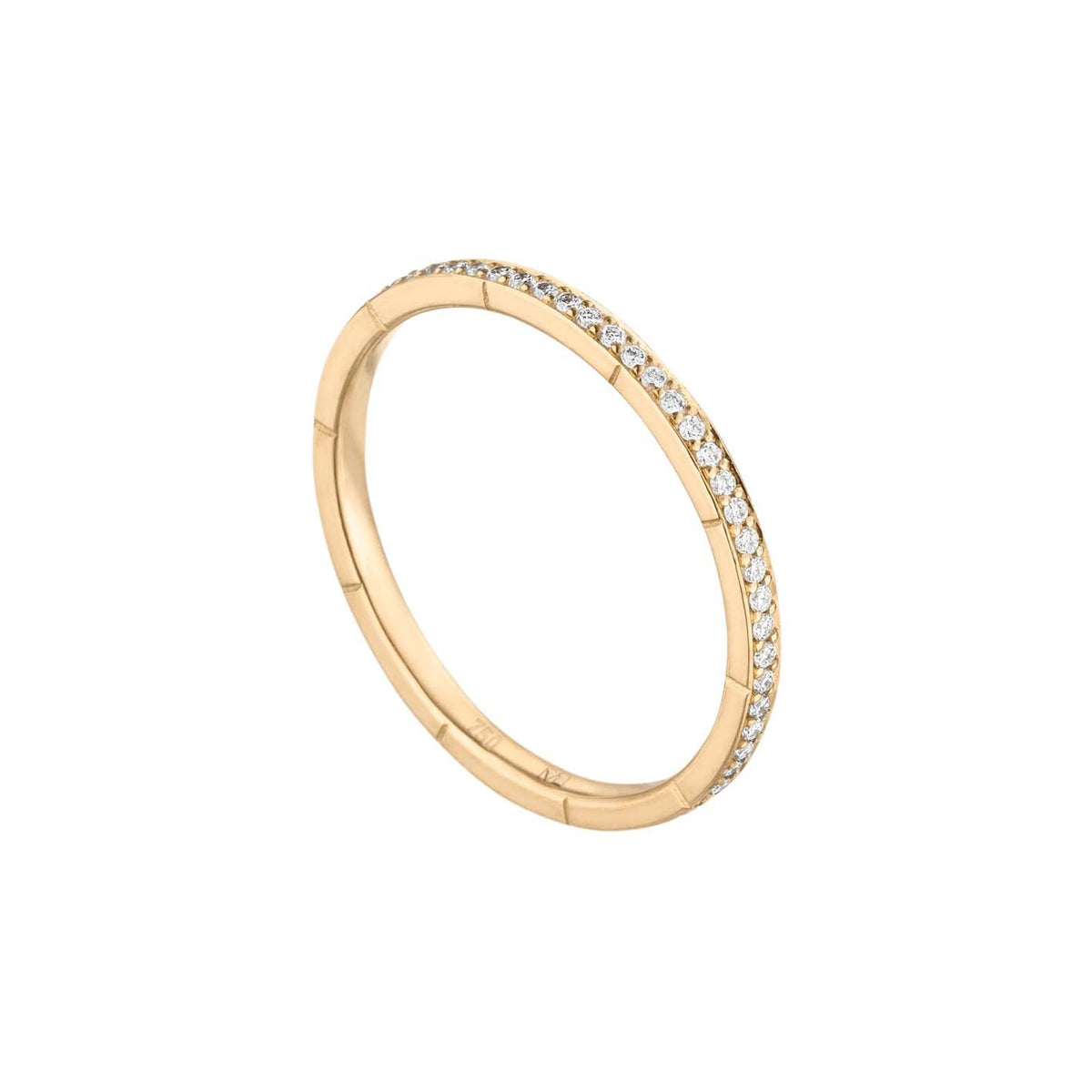 Wilderness Eternity Goldring aus 18K I Labor-Diamanten