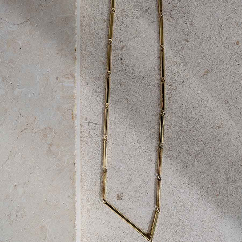 Sunray 18K Gold Necklace