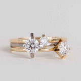 ReMind mini Solitaire 18K Gold or Whitegold Ring w. Lab-Grown Diamond