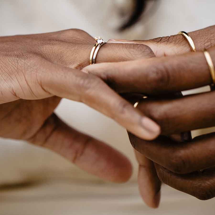 ReMind mini Solitaire 18K Gold or Whitegold Ring w. Lab-Grown Diamond