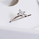 ReMind Solitaire 18K Gold or Whitegold Ring w. Lab-Grown Diamond
