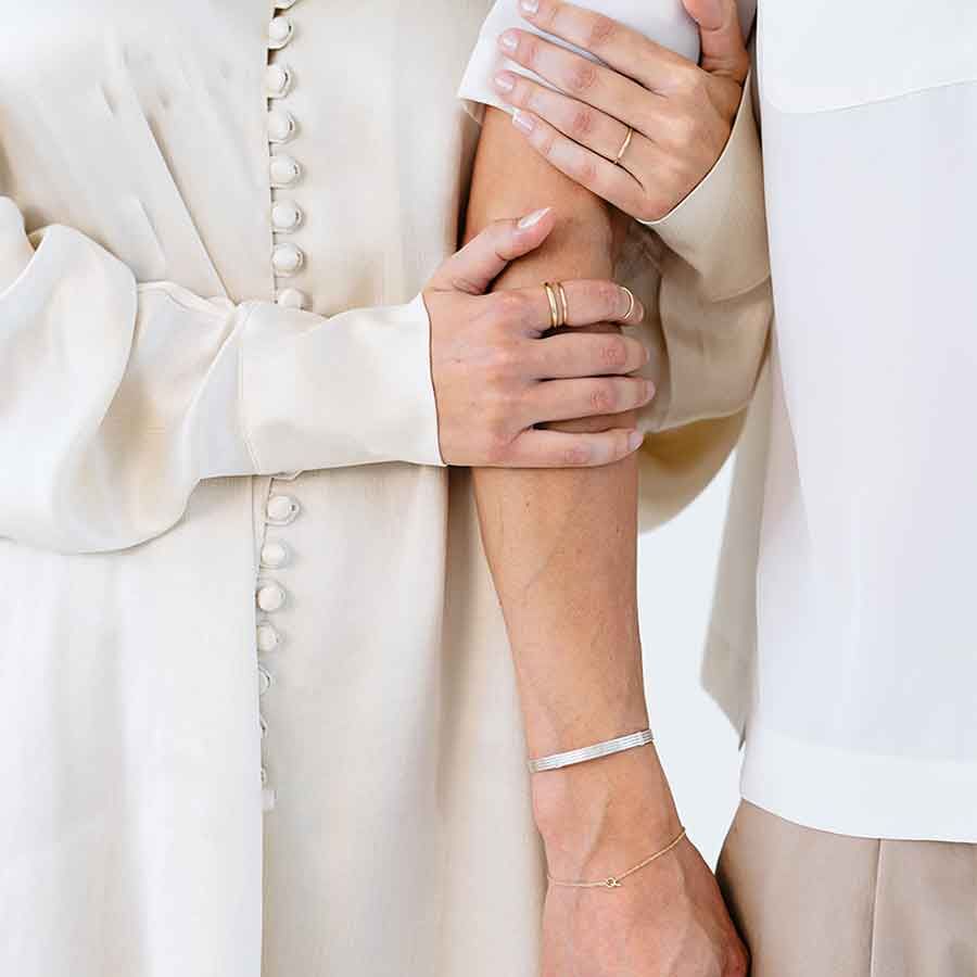 Essential Lines Cuff Silver Bangle