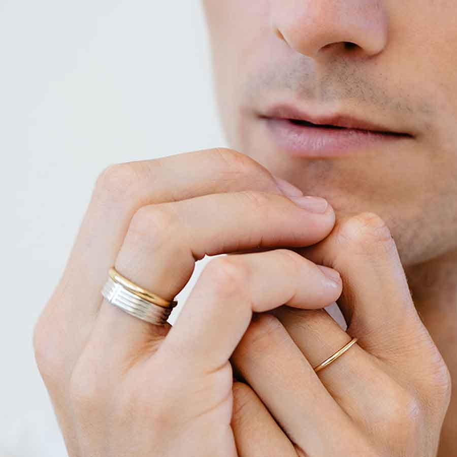 Essential Lines Silver Ring