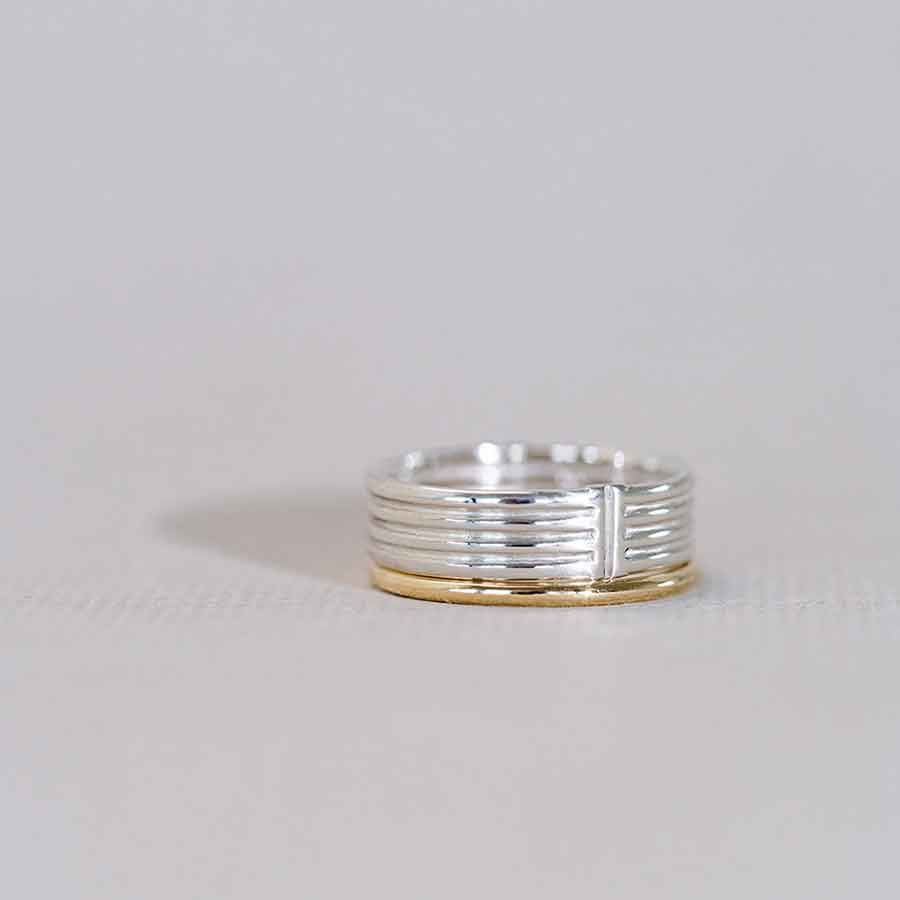 Essential Lines Sølv Ring