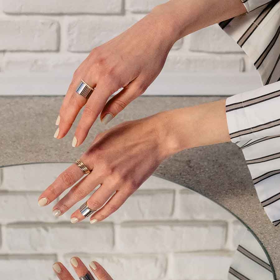 Wild Lines 18K Guld Ring