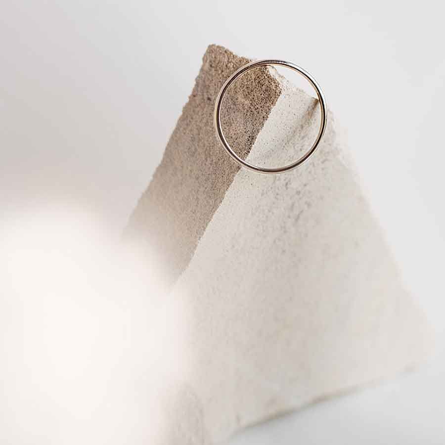 The Essential 18K Gold or Whitegold Ring