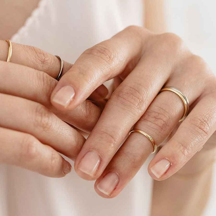 The Essential 18K Gold or Whitegold Ring